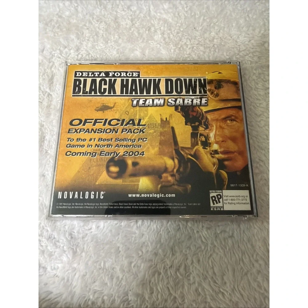 Delta Force Black Hawk Down PC CD ROM 2005 Novalogic VTG Military Game